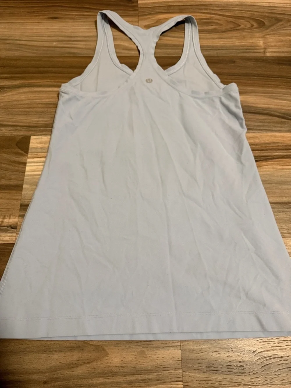 Lululemon Cool Racerback Tank Top Size 6 Light Blue Yoga Athletic Shirt